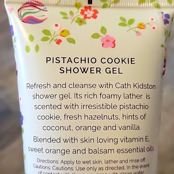 Cath Kidston PISTACHIO COOKIE Shower Gel 10.1 oz & Body Lotion 8.5 oz Set NEW - Picture 3 of 8